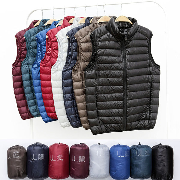 Αθλητικό ανδρικό γιλέκο σε απλό μοντέλο και σε πολλά χρώματα