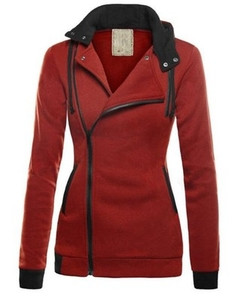 Κομψό γυναικείο μπουφάν με φερμουάρ