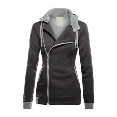 Κομψό γυναικείο μπουφάν με φερμουάρ