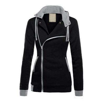 Κομψό γυναικείο μπουφάν με φερμουάρ