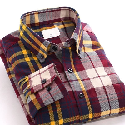 Мъжка риза на каре в много цветове в много разцветки