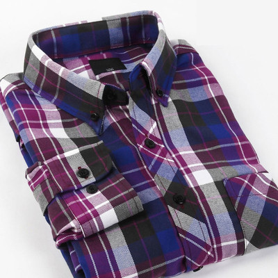 Мъжка риза на каре в много цветове в много разцветки