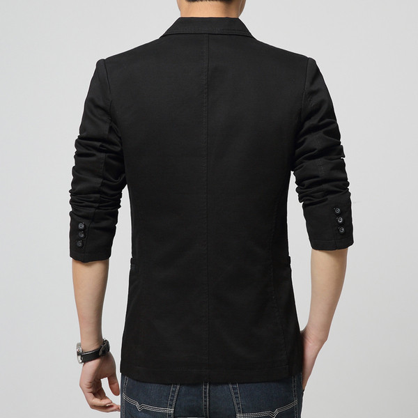 Семпло и небрежно мъжко сако в кафяв, черен и каки цвят