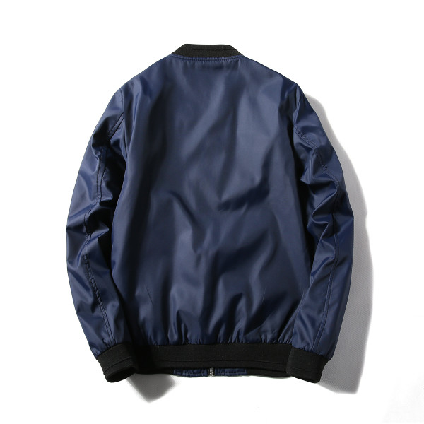 Есенно мъжко бомбър яке за мъже с апликация в четири цвята