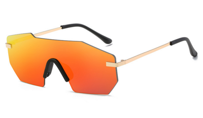 Слънчеви дамски очила с огледални стъкла