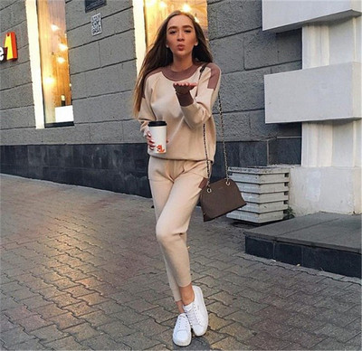 Удобен дамски ежедневен спортен екип - 3 цвята