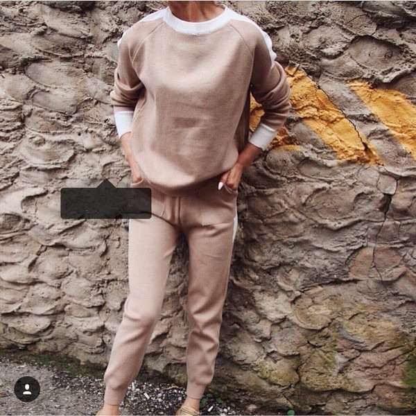 Удобен дамски ежедневен спортен екип - 3 цвята