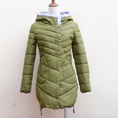 Актуално дамско зимно яке с топла вълнена подплата и качулка-няколко цвята