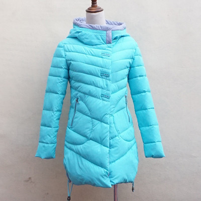 Актуално дамско зимно яке с топла вълнена подплата и качулка-няколко цвята