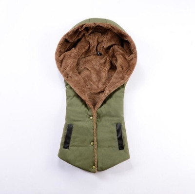 Ежедневен дамски елек с топла подплата и качулка - няколко цвята