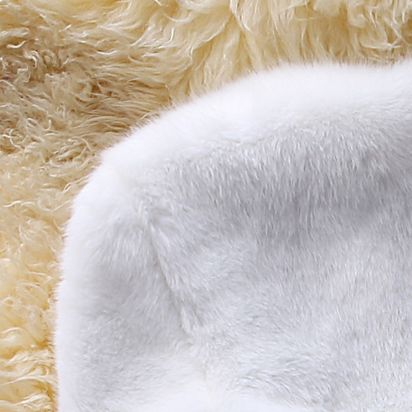 Стилно палто за дамите с имитиращ заешки косъм в няколко цвята