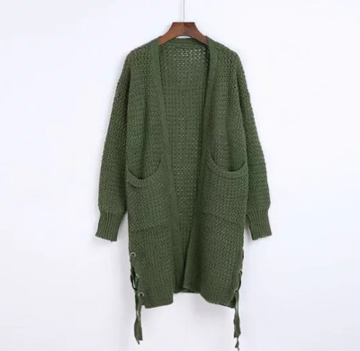 Дамска ежедневна жилетка с големи джобове