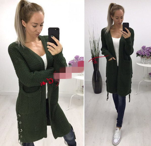 Дамска ежедневна жилетка с големи джобове