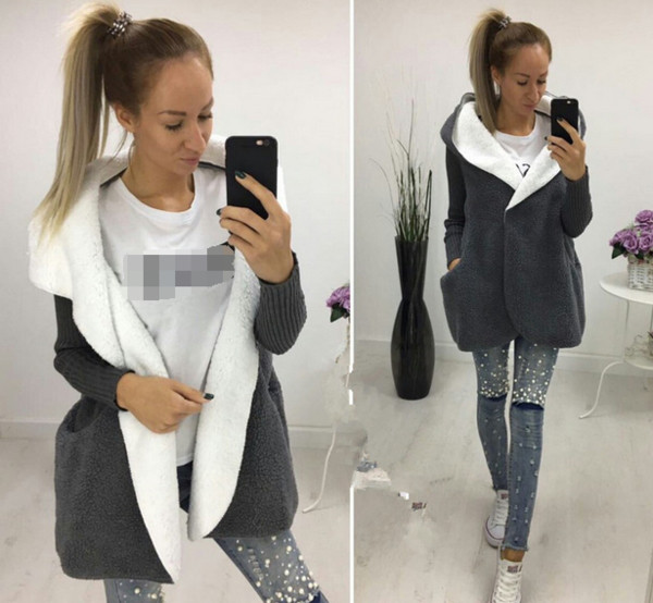 Стилно дамско палто с топла подплата - 2 цвята