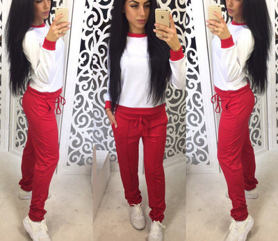 Много удобен дамски спортен комплект от 2 части,4 цвята