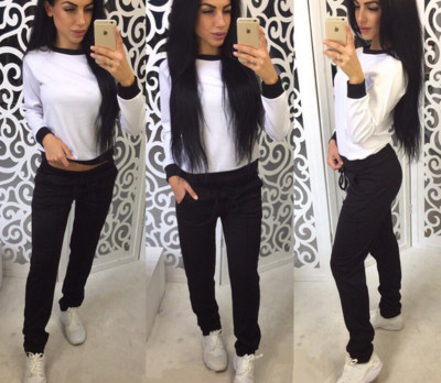 Много удобен дамски спортен комплект от 2 части,4 цвята