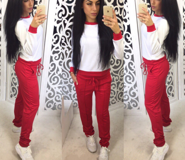 Много удобен дамски спортен комплект от 2 части,4 цвята