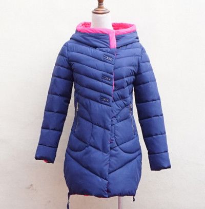 Топла дамска грейка с качулка и дължина до бедрата - 6 цвята