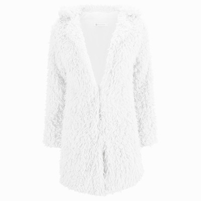 Стилно дамско вълнено палто в дълъг размер и в различни цветове