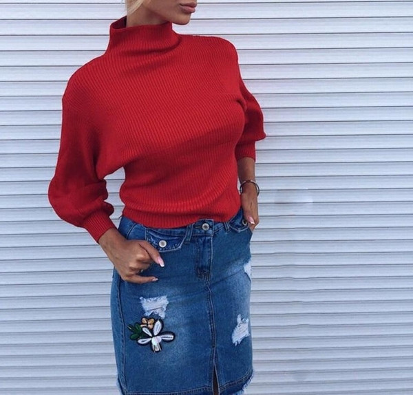 Дамска блуза подходяща за всеки повод с полувисока яка 