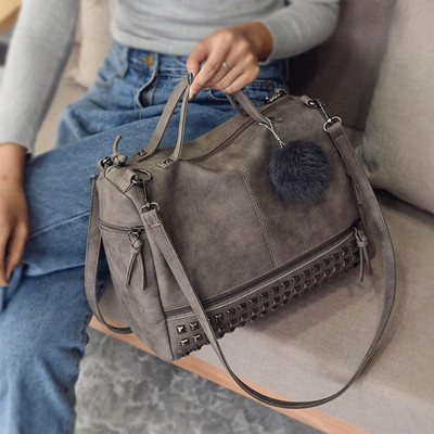 Дамска ръчна чанта тип куфарче + дълга дръжка за през рамо