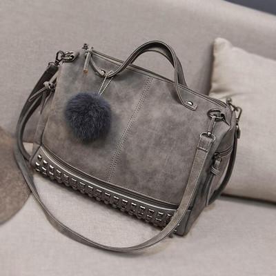 Дамска ръчна чанта тип куфарче + дълга дръжка за през рамо