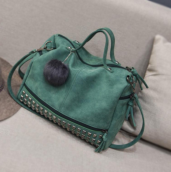 Дамска ръчна чанта тип куфарче + дълга дръжка за през рамо