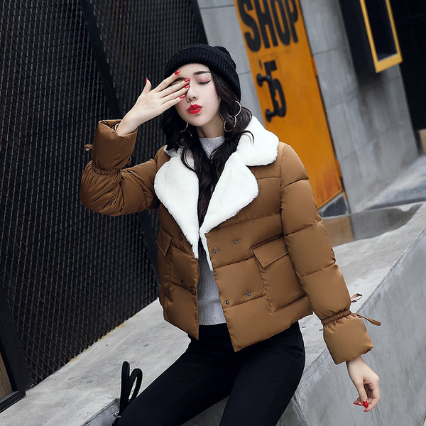 Елегантно дамско ежедневно яке с топла вълнена подплата 