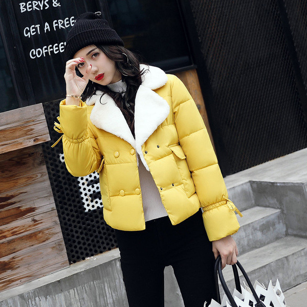 Елегантно дамско ежедневно яке с топла вълнена подплата 