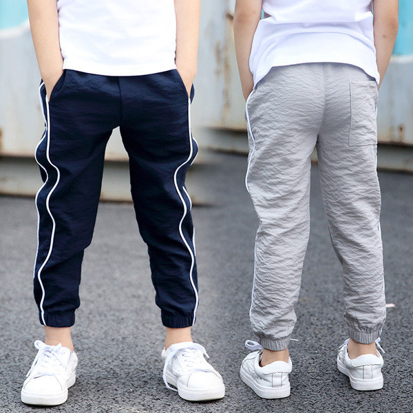 Αθλητικό παιδικό παντελόνι  για αγόρια σε δύο  χρώματα και με λάστιχα 