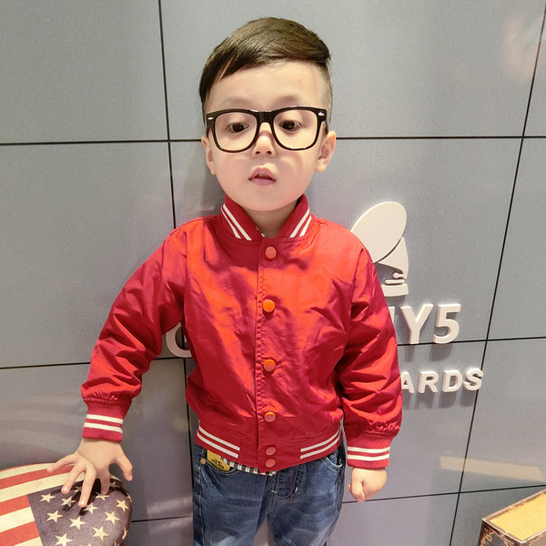 Бейзболно детско яке за момчета, подходящо за ежедневие