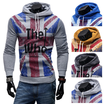 Мъжки суичър в различни цветове с илюстрация