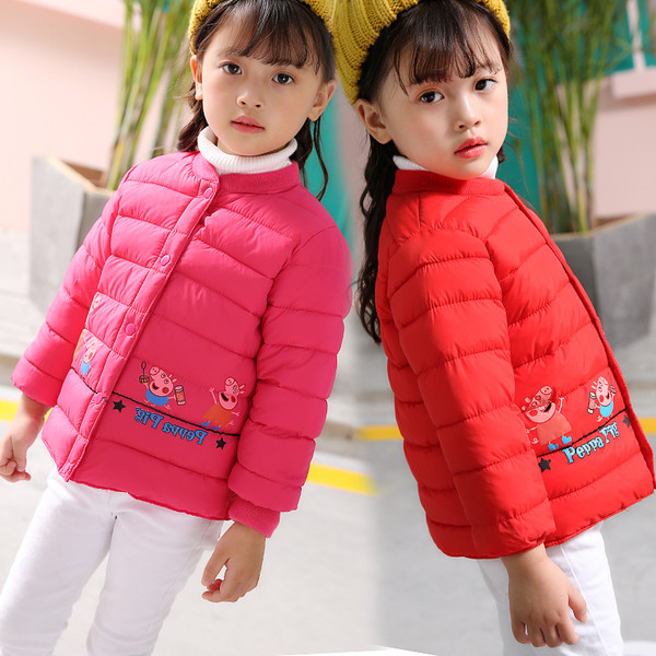 Παιδικό μπουφάν για κορίτσια με εικόνες, κατάλληλο για τις κρύες μέρες