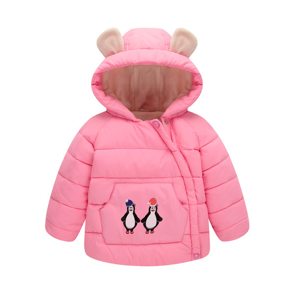 Ένα ενδιαφέρον μοντέλο χειμωνιάτικου μπουφάν για το χειμώνα με εικόνες και κουκούλα με αυτιά