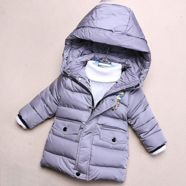 Μακρύ χειμωνιάτικο μπουφάν - unisex, με κουκούλα σε τέσσερα χρώματα