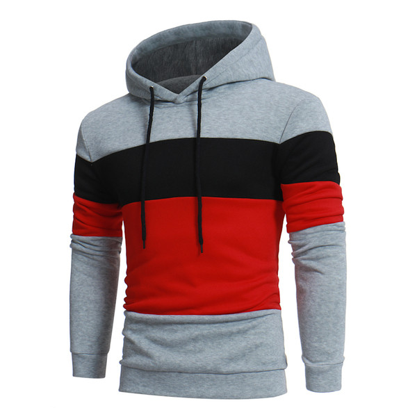 Μοντέρνο φθινοπωρινό ανδρικό φούτερ  σε 2 παραλλαγές