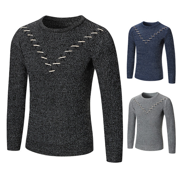 ανδικό πουλόβερ σε ενδιαφέρον σχέδιο