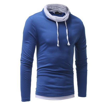 Κομψό φούτερ με πολύχρωμο γιακά - διάφορα χρώματα