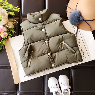 Κομψό παιδικό γιλέκο για κορίτσια και αγόρια σε τρία χρώματα, κατάλληλο για την καθημερινή ζωή