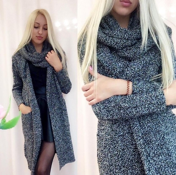 Μοντέρνα γυναικεία ζακέτα με τσέπες, 4 χρώματα