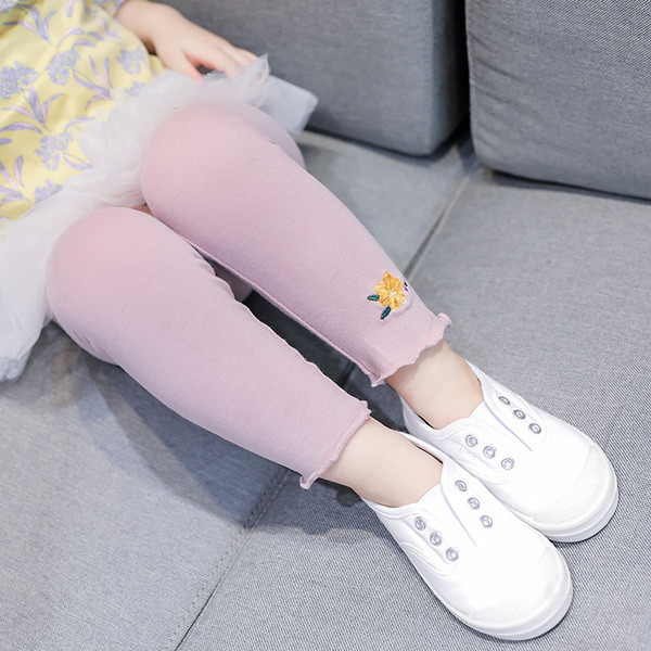 Ежедневен детски клин за момичета в много цветове с бродерия