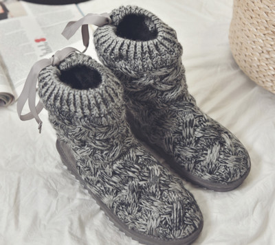 Актуални дамски ежедневни топли боти с груба неплъзгаща се подметка