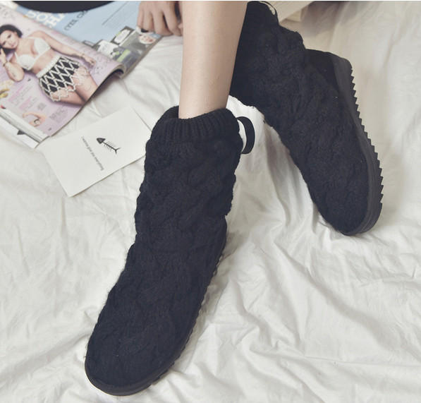 Актуални дамски ежедневни топли боти с груба неплъзгаща се подметка