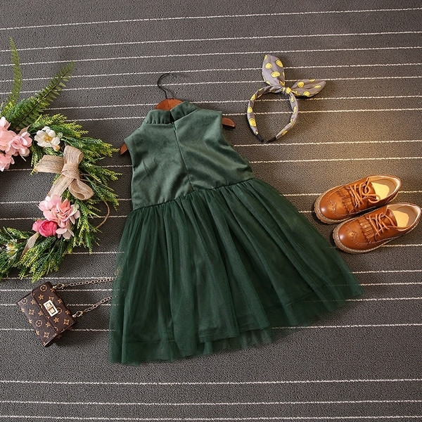 Γλυκό παιδικό φόρεμα σε δύο χρώματα τούλι