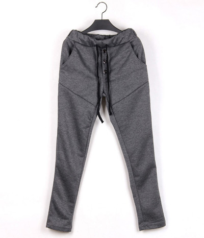 Ανδρικά παντελόνια με κουμπιά και τσέπες