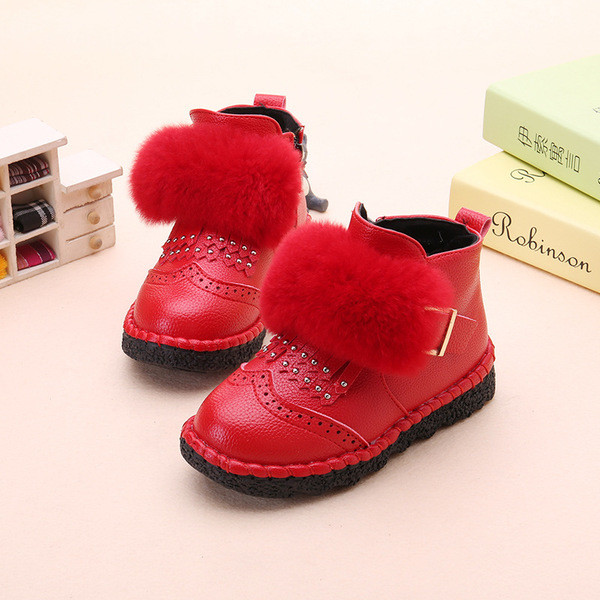 Сладки детски с пух и метална декорация, в розов и червен цвят