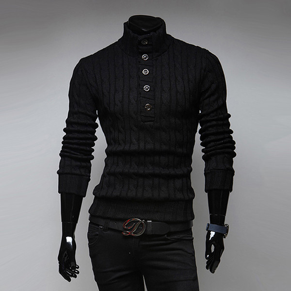 Ανδρικό σλιμ πουλόβερ σε 3 χρώματα