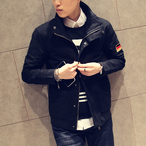 Ανδρικό φθινοπωρινό μπουφάν σε τρία χρώματα κατάλληλα για την καθημερινή ζωή