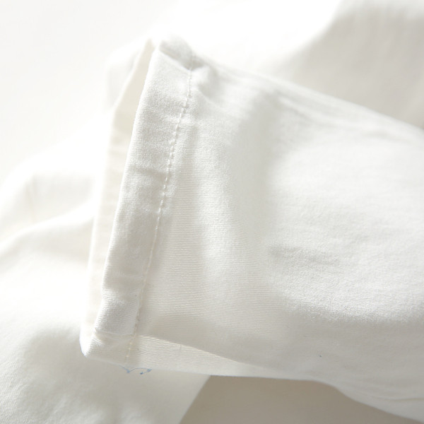 Мъжки стилни дънки - накъсани, тип Слим в черен и бял цвят