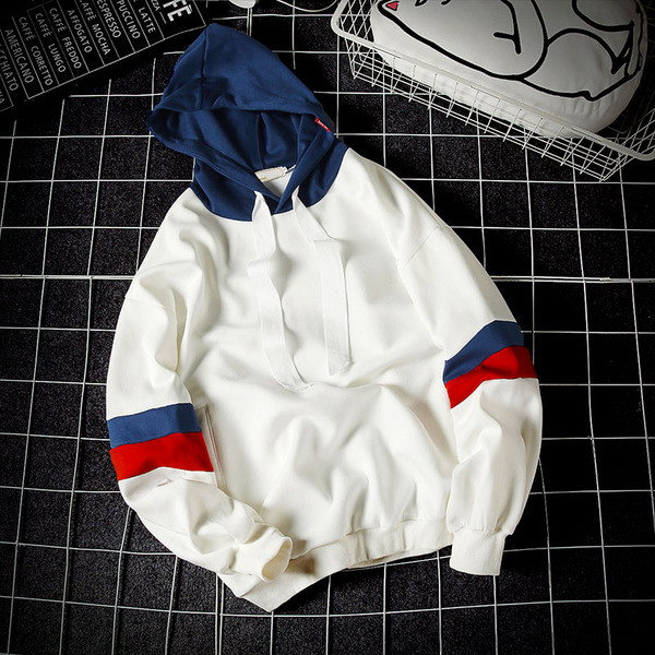 Ανδρικό σπορ φούτερ σε τρεις αποχρώσεις με κουκούλα